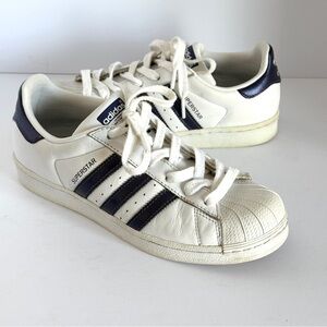 Adidas Superstar White Sneakers Size 7